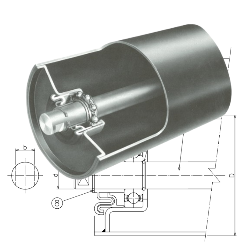 Con lăn băng tải nhập khẩu từ Nhật Bản